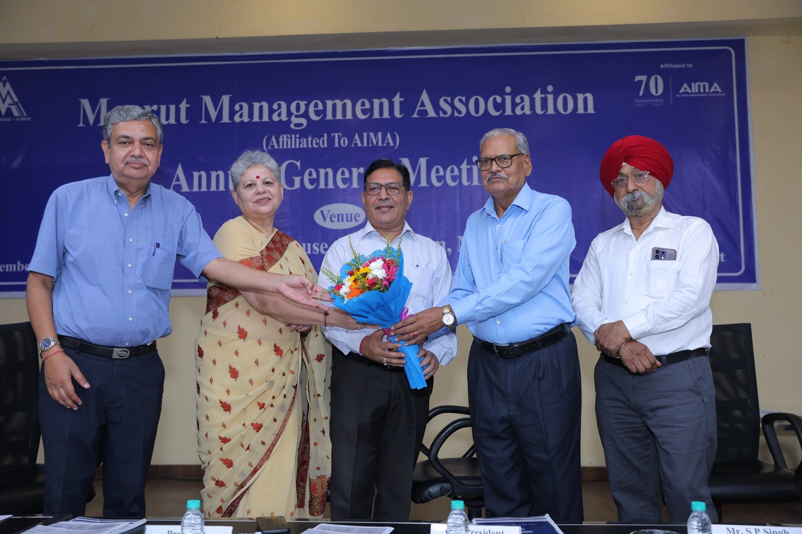 मेरठ मैनेजमेंट एसोसिएशन की AGM में नई कार्यकारिणी का चुनाव हुआ