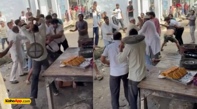 हापुड़ में पकौड़े की दुकान पर पैसों के लेनदेन को लेकर भिड़े दो पक्ष