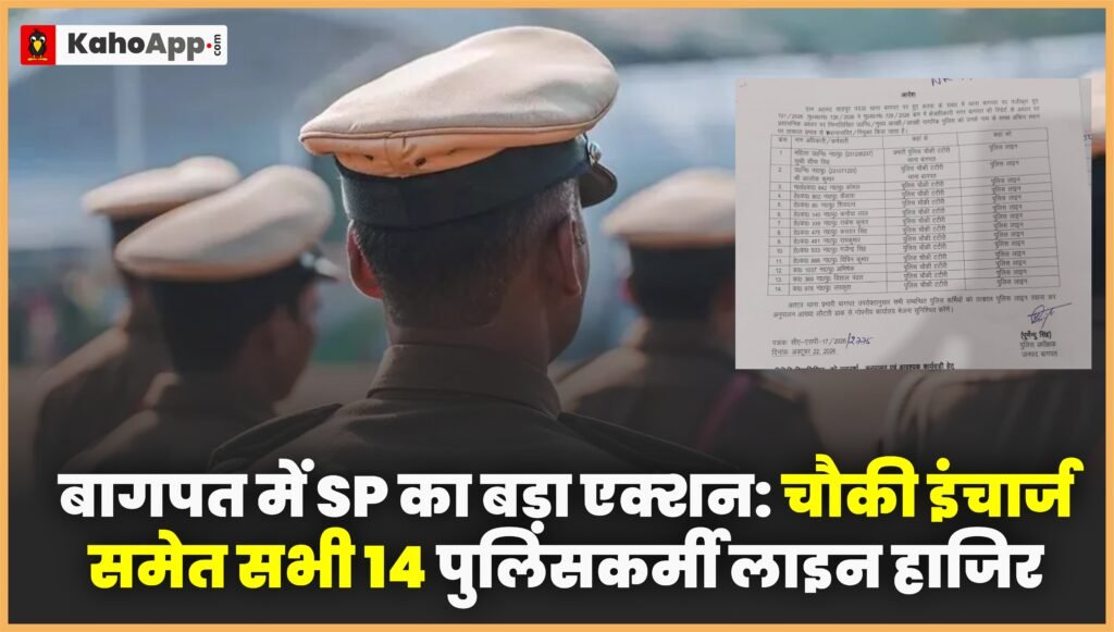 बागपत में SP का बड़ा एक्शन