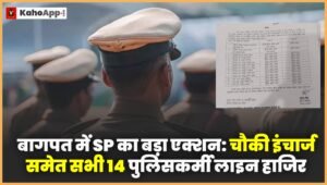 बागपत में SP का बड़ा एक्शन