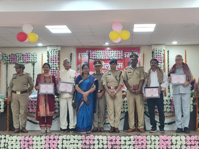मेरठ पुलिस ने अंजू पाण्डेय को किया सम्मानित, मिशन शक्ति 6.0 में मिला प्रशस्ति पत्र